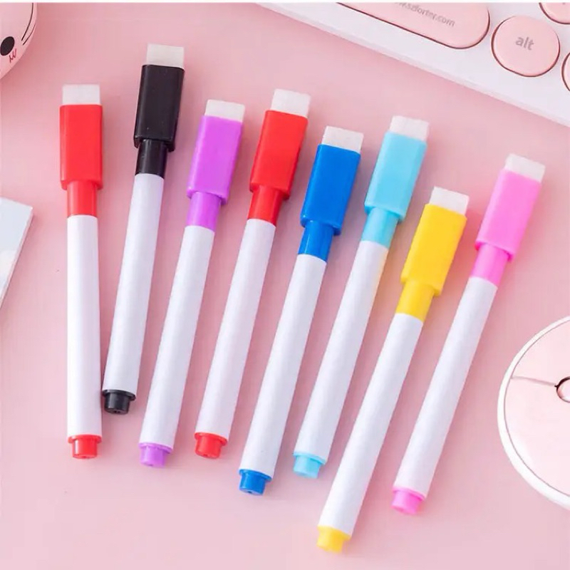 

WHITEBOARD PEN MARKER NON PERMANENT / SPIDOL PAPAN TULIS TIDAK PERMANEN TANPA MAGNET