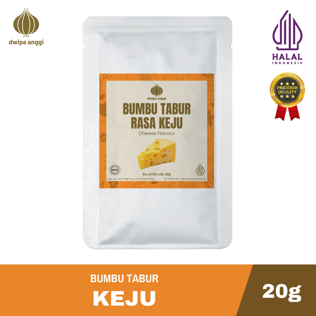 

Bumbu Tabur Rasa Keju | Perisa Keju | Bumbu Kentang | Cheese Seasoning