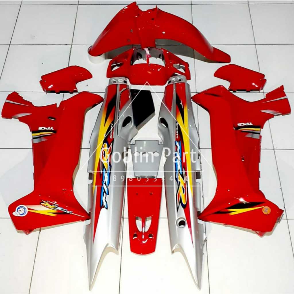 Cover Body Fullset Halus Fizr F1zr Merah Ferrari Silver Limited Editions Cover Body Yamaha Fizr F1zr