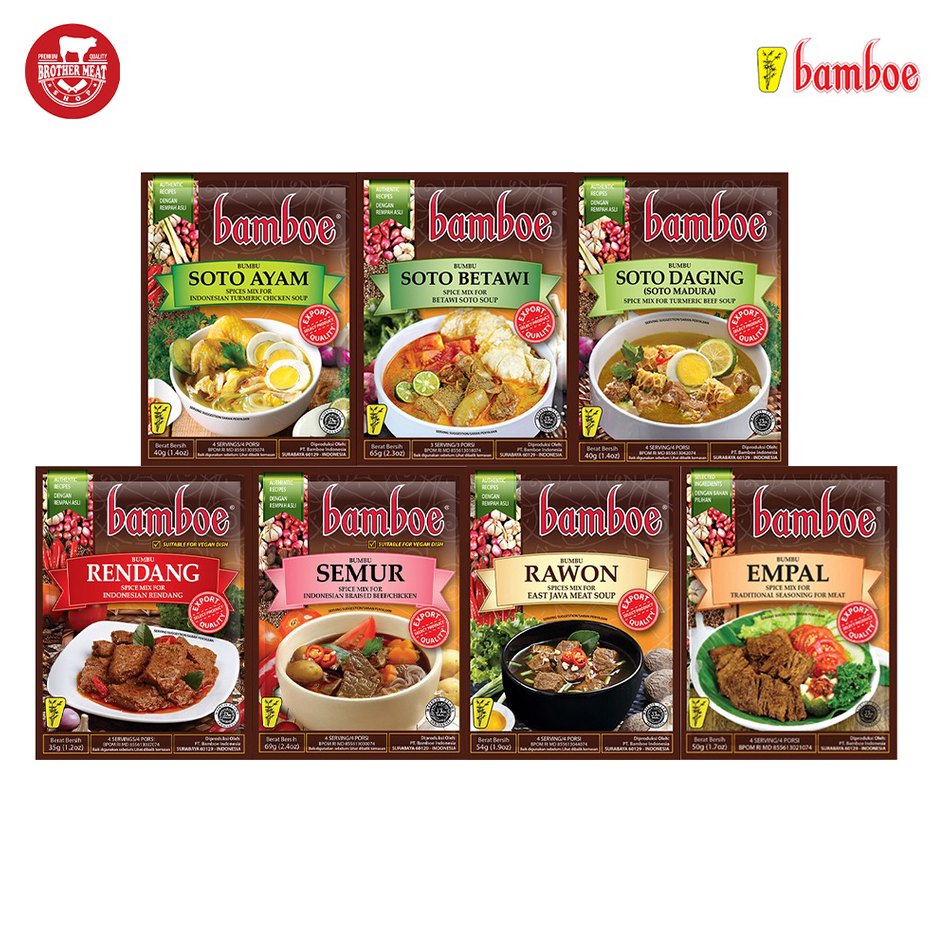 

Laris Bamboe Nusantara Bumbu Masak Instan, Halal ☍✭✽