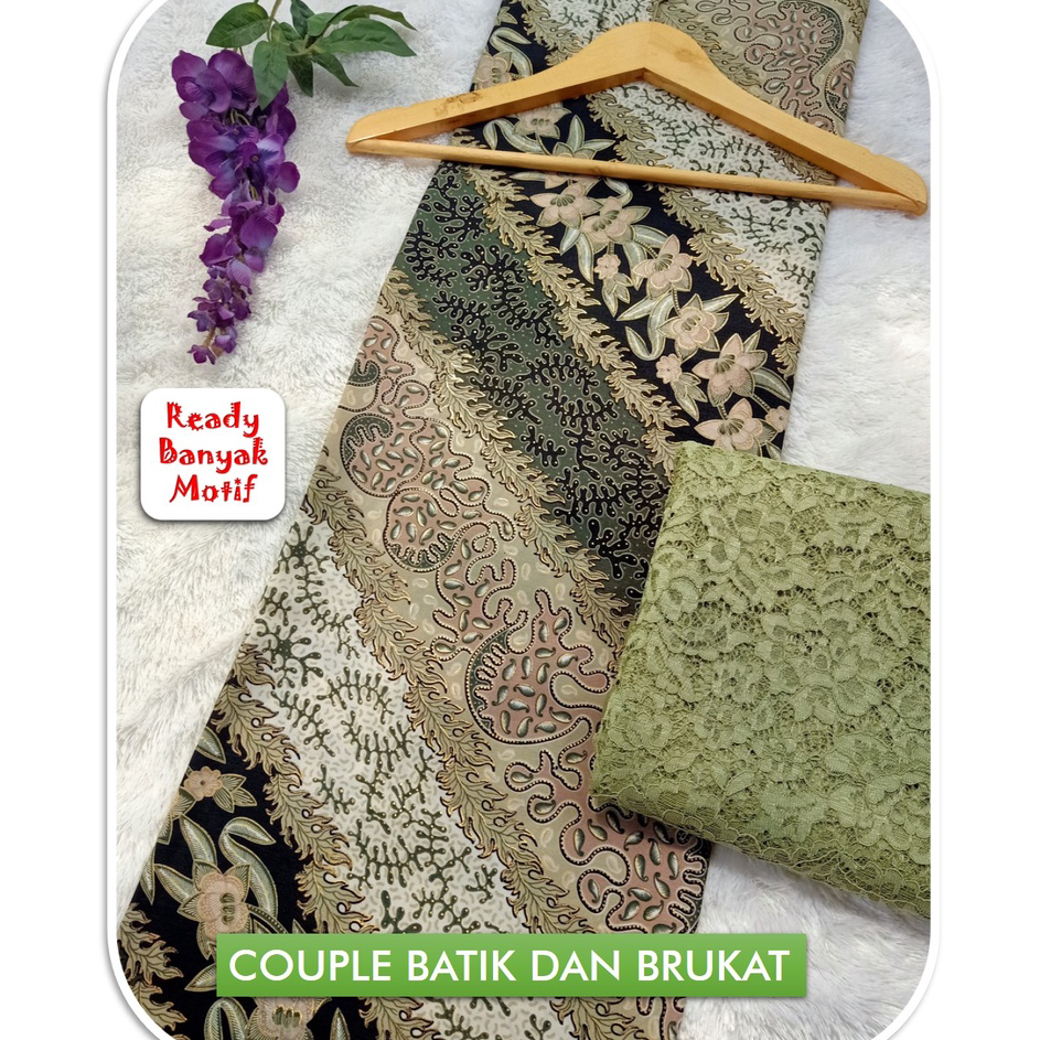 NNTW2044 5.5 COD BATIK WANITA KAIN BATIK METERAN KEBAYA BRUKAT KAIN BRUKAT METERAN KAIN KEBAYA KAIN 