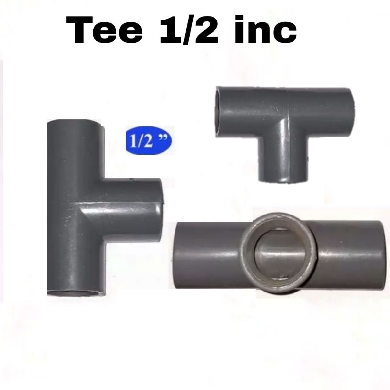 TEE PIPA 1/2 INCH PVC T PARALON RJ