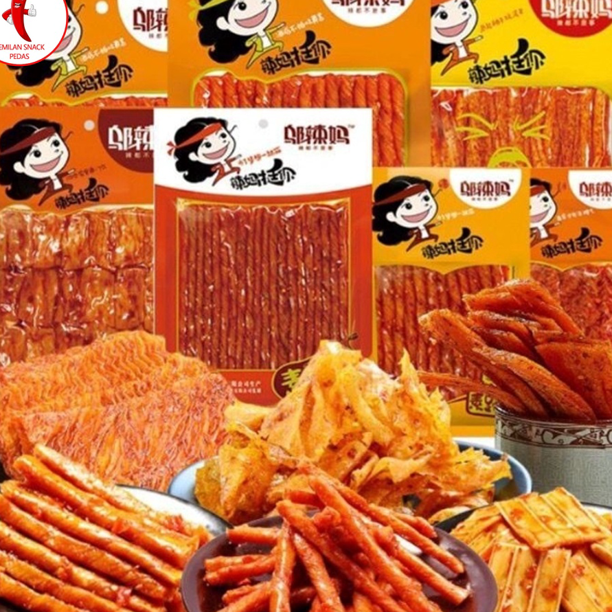 

QZKP3615 Terbaru 3.3 [HALAL] WULAMA GLUTEN [100g] (Cemilan Snack VIRAL) CEMILAN SNACK VEGETARIAN LATIAO | LATIAO 邬辣妈素
