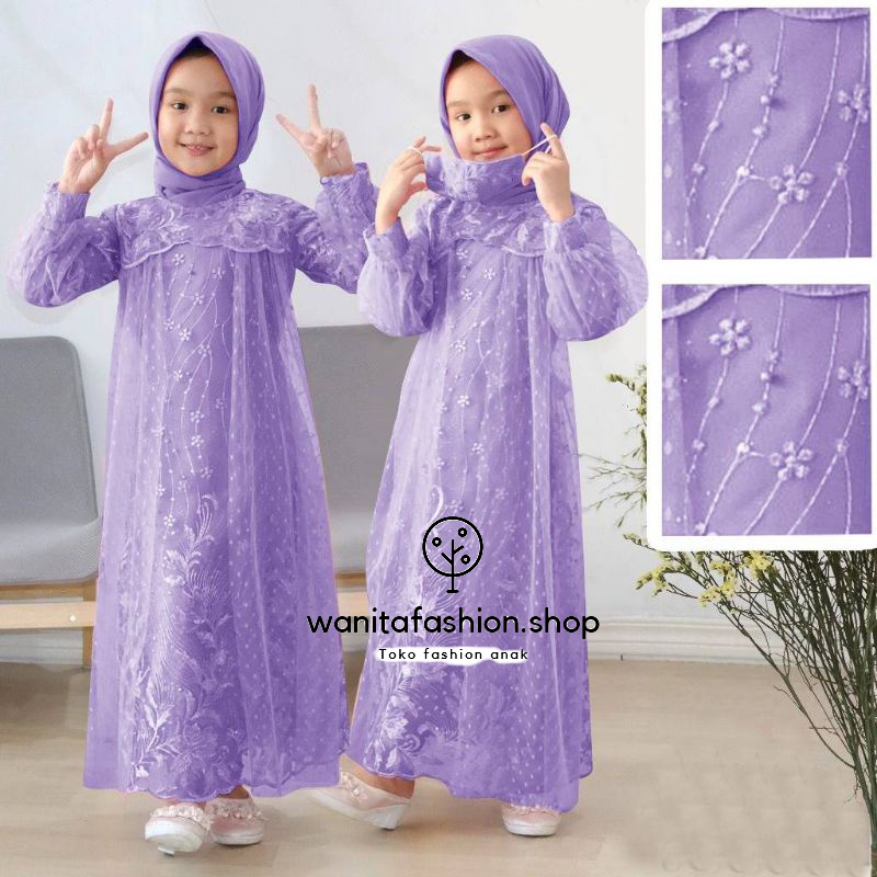 Baju Anak 3-12tahun DRESS PESTA ANAK PEREMPUAN IMPORT / BAJU PESTA ANAK TUTU SATIN IMPORT/KADO ANAK 