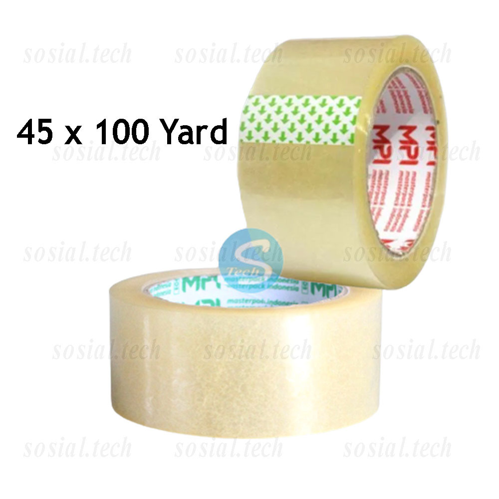 

Lakban Bening 45 x 100 Yard Brand Master