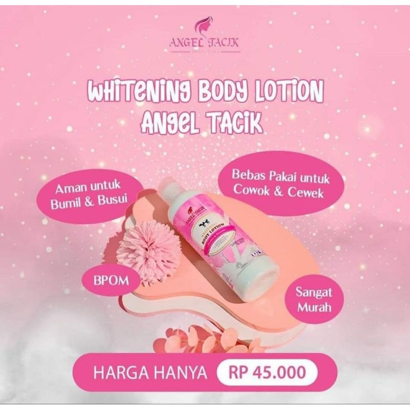 Angel tacik lotion viral BPOM/Hb tacik