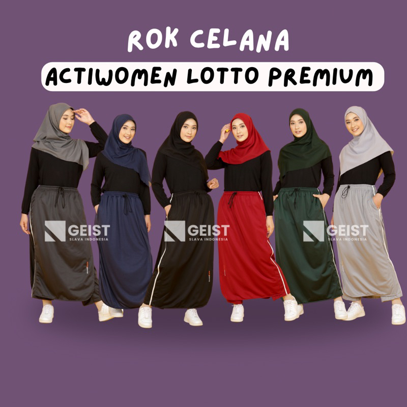 Rok Celana Olahraga Training Muslimah Syari untuk Aktifitas Luar Ruangan