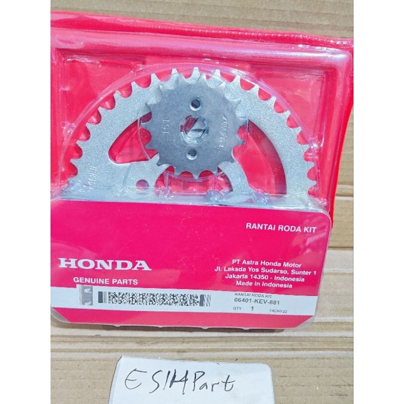 Gir set KEV honda supra lama Supra fit lama