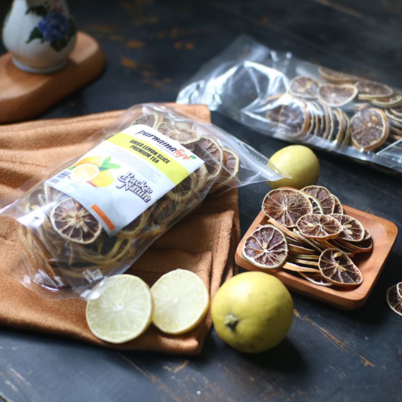 

Dried lemon sliced lemon kering teh herbal jeruk lemon iris