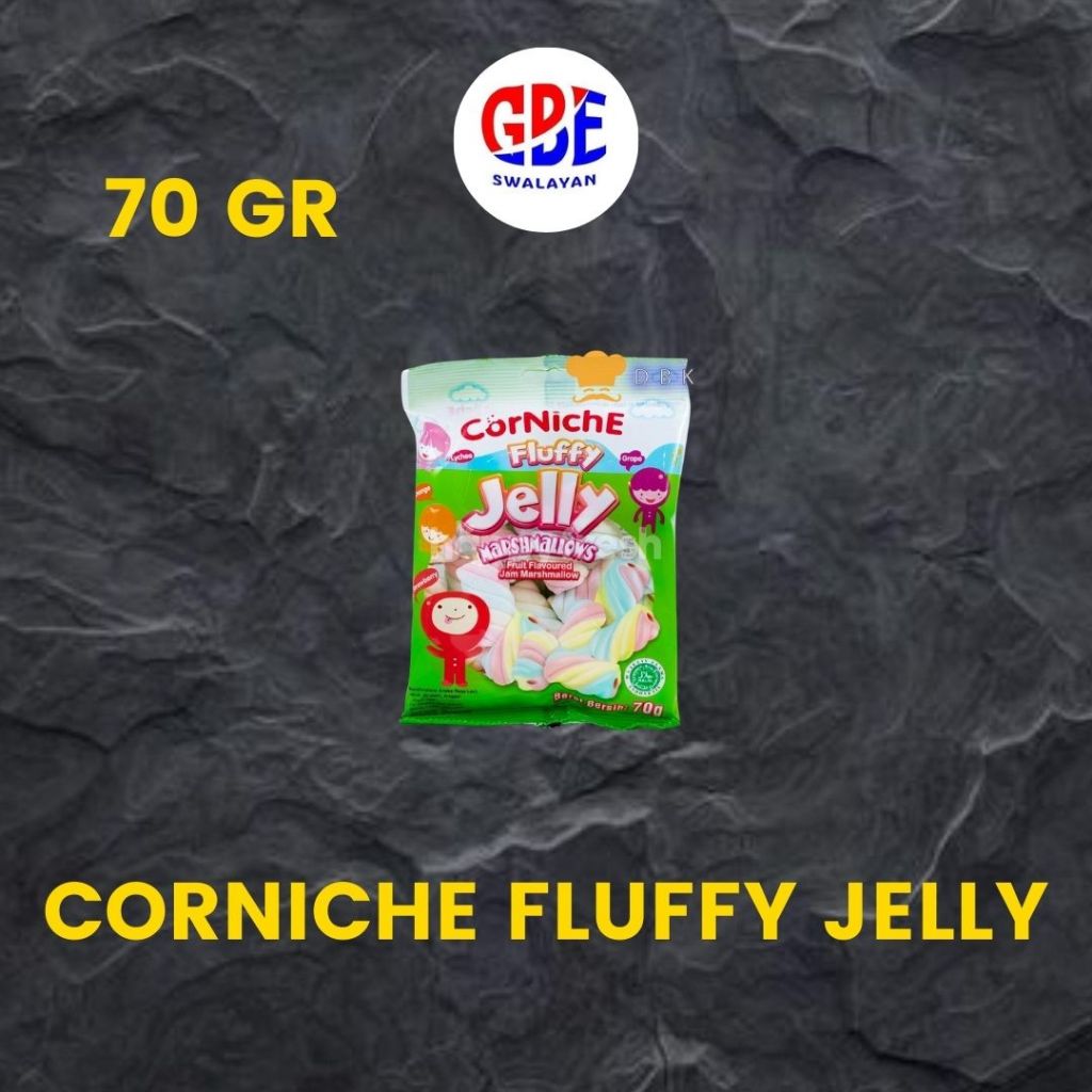 

CORNICHE FLUFFY JELLY MARSHMALLOWS 70 GR