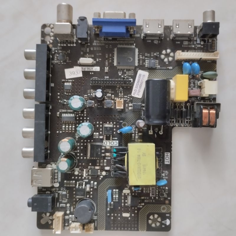 MESIN TV POLYTRON PLD 22D9500 kondisi mati perawan