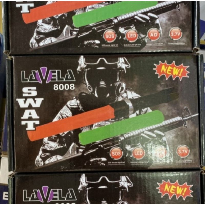 Senter POLISI SWAT LAVELA 8008/Senter parkir