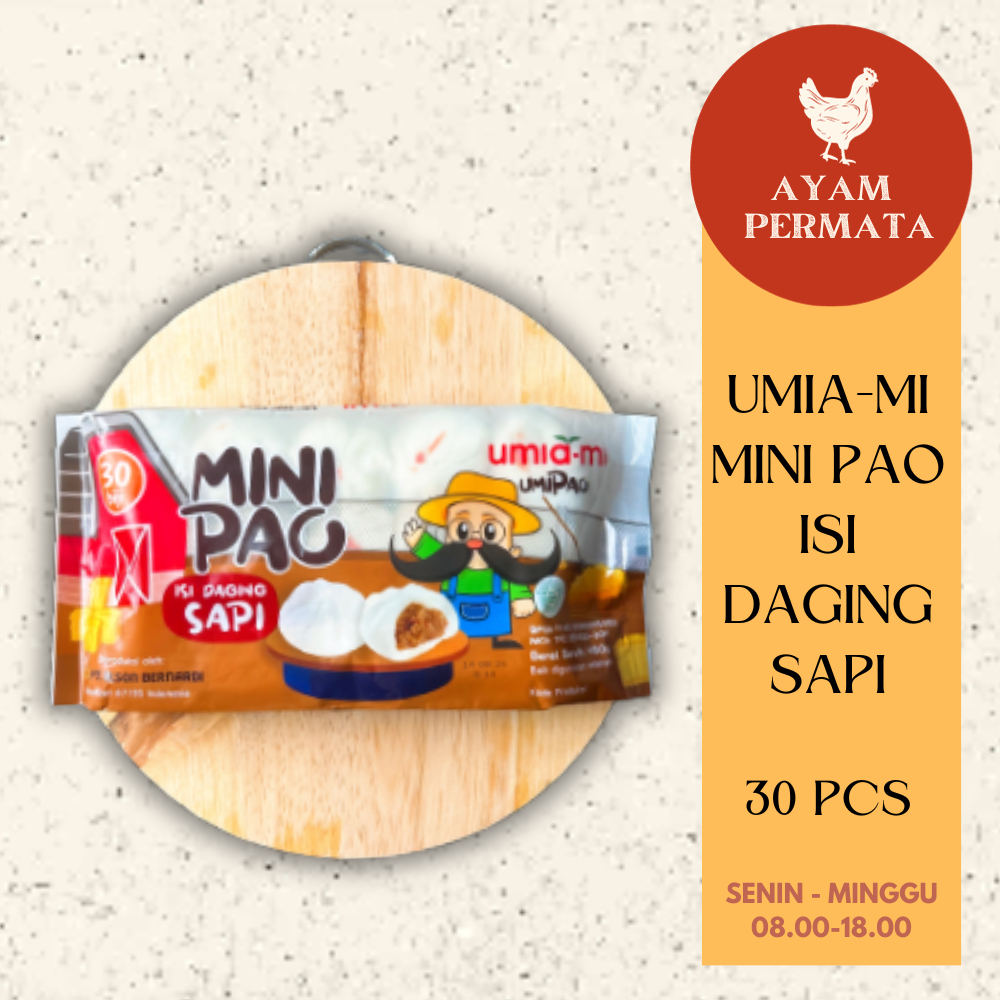 

Minipao Umiami isi 30 Ayam Coklat Sapi Produk Bernardi - Bakpao Bekal Anak Sarapan Snack Halal BPOM Mini Pao Mantau Roti Isi