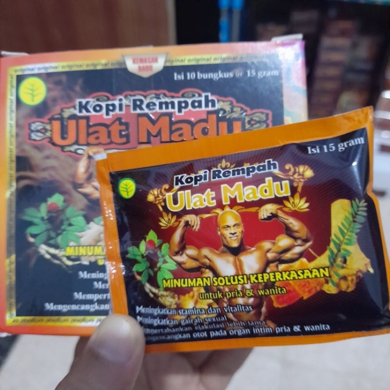 ULAT_MADU_COFFEE Original Kopi ulatmadu X / kopi Stamina Kuat Tahan Lama Pria