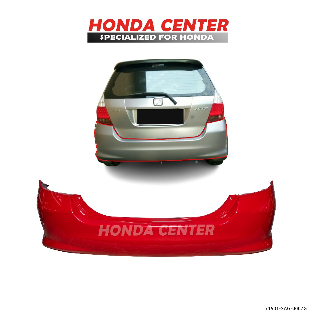 Bumper Bemper Belakang Mobil Honda Jazz Gd3 2006 2007 2008 Idsi