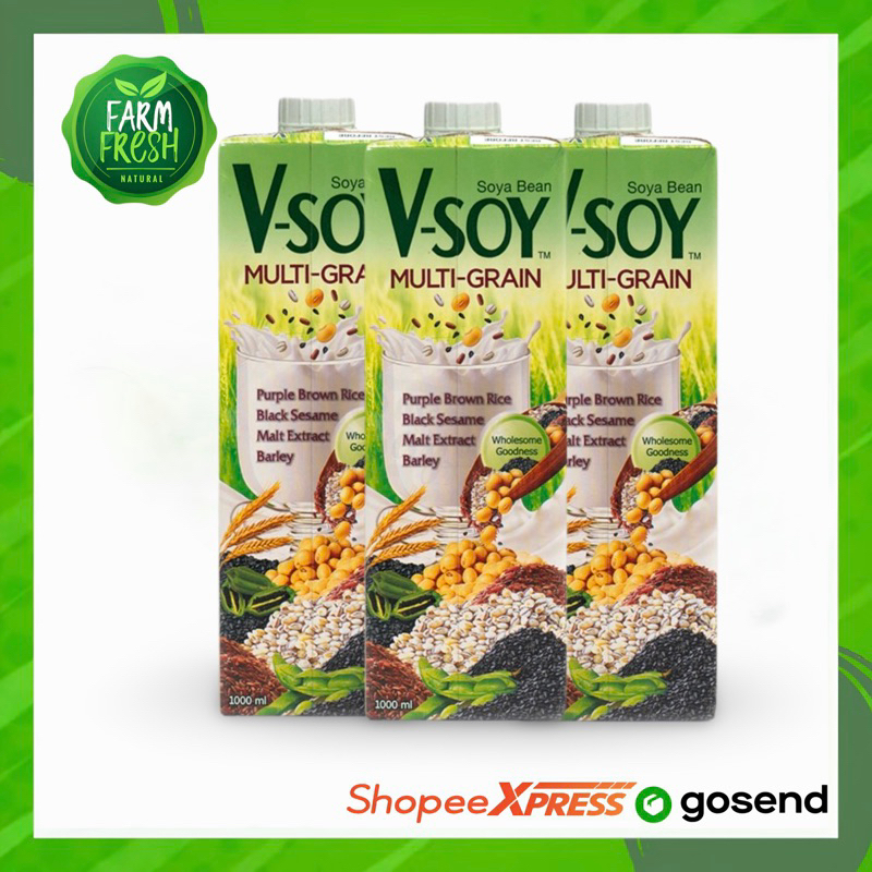 

Susu Kedelai V-Soy Multigrain 1000 ML