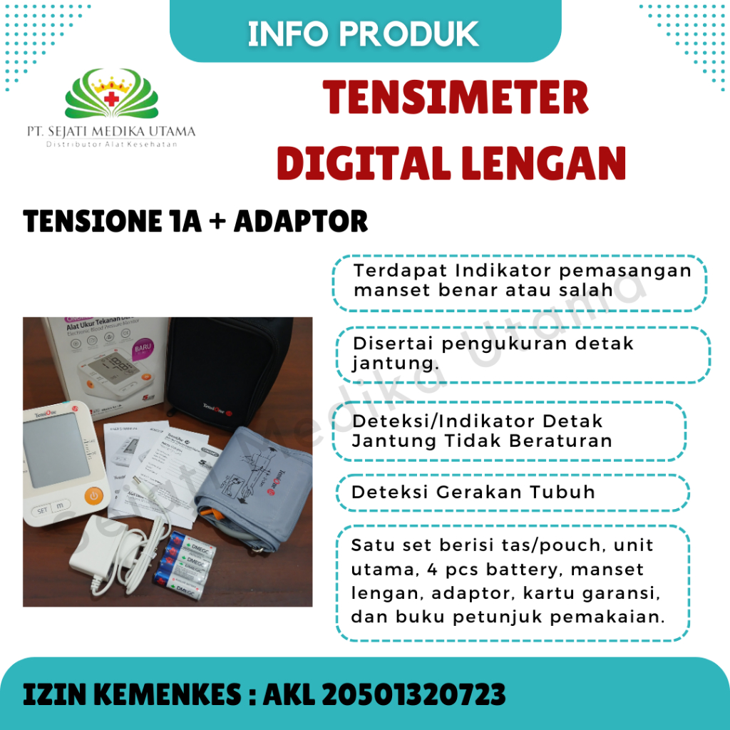 Tensimeter Digital TensiOne 1 A + adaptor