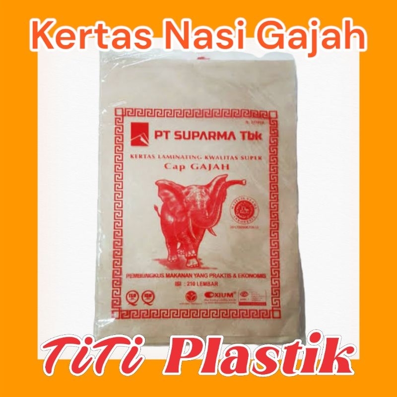 

Kertas Nasi cap Gajah / Kertas Minyak cap Gajah