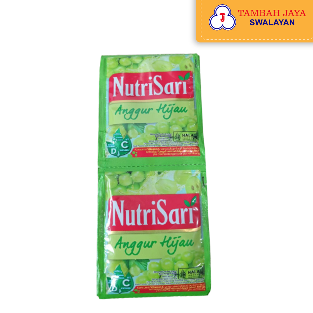 

Nutrisari Anggur Hijau 1 Renceng 10sachet