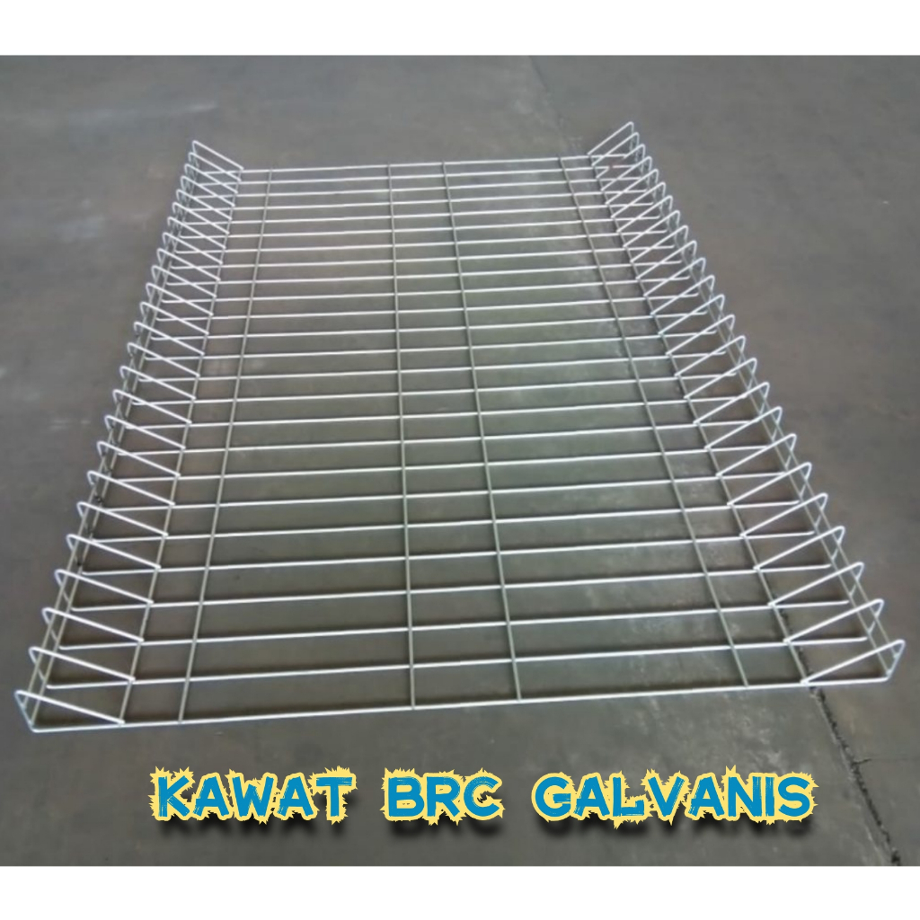 Pagar BRC Galvanis  Tinggi 120 x Lebar 240 x 6 mm