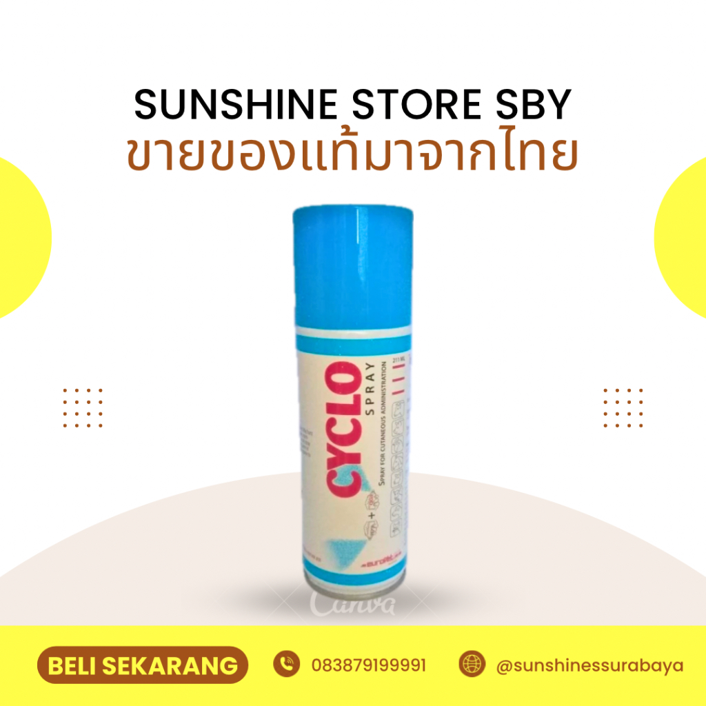 CYCLO  Spray sprt Gusanex obat ayam tarung asli import
