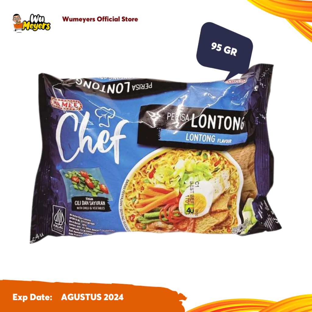 Mamee Chef Noodle Lontong Mie Instan Mamee Malaysia Lontong 95gr