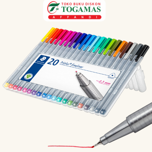 

BALLPEN FINELINER TRIPLUS 20 (SET) + 6