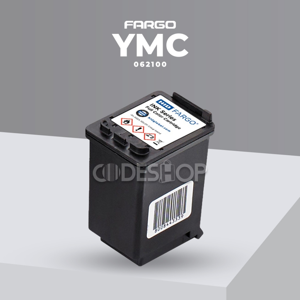 Cartridge Tinta 062100 Printer ID Card Fargo INK1000 Color Warna YMC