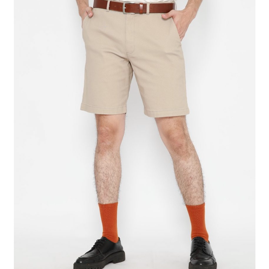 DKSM8256 【MEGA SALE】 Erigo Chino Short Pants Keiji Light Grey