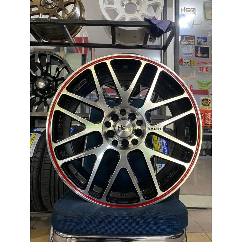 Velg mobil jambi hsr rai s1 ring 18 untuk new veloz xenia innova rush