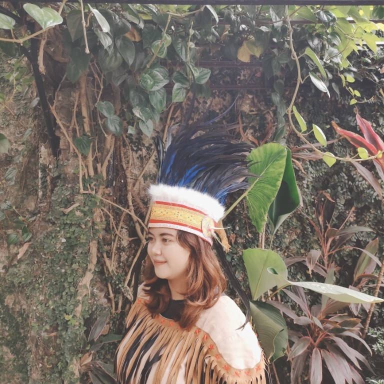 TOPI PAPUA-TOPI IRIAN BULU AYAM BIRU