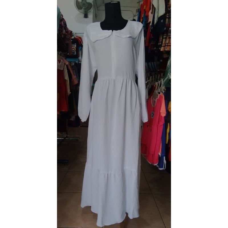 midi crinkle/gamis crinkle/gamis midi crinkle polos jumbo/gamis midi polos termurah