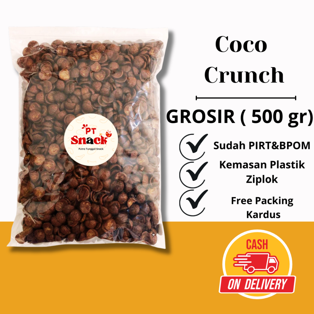 

[ PT SNACK ] Coco crunch coklat 500 gr sereal choco crounch