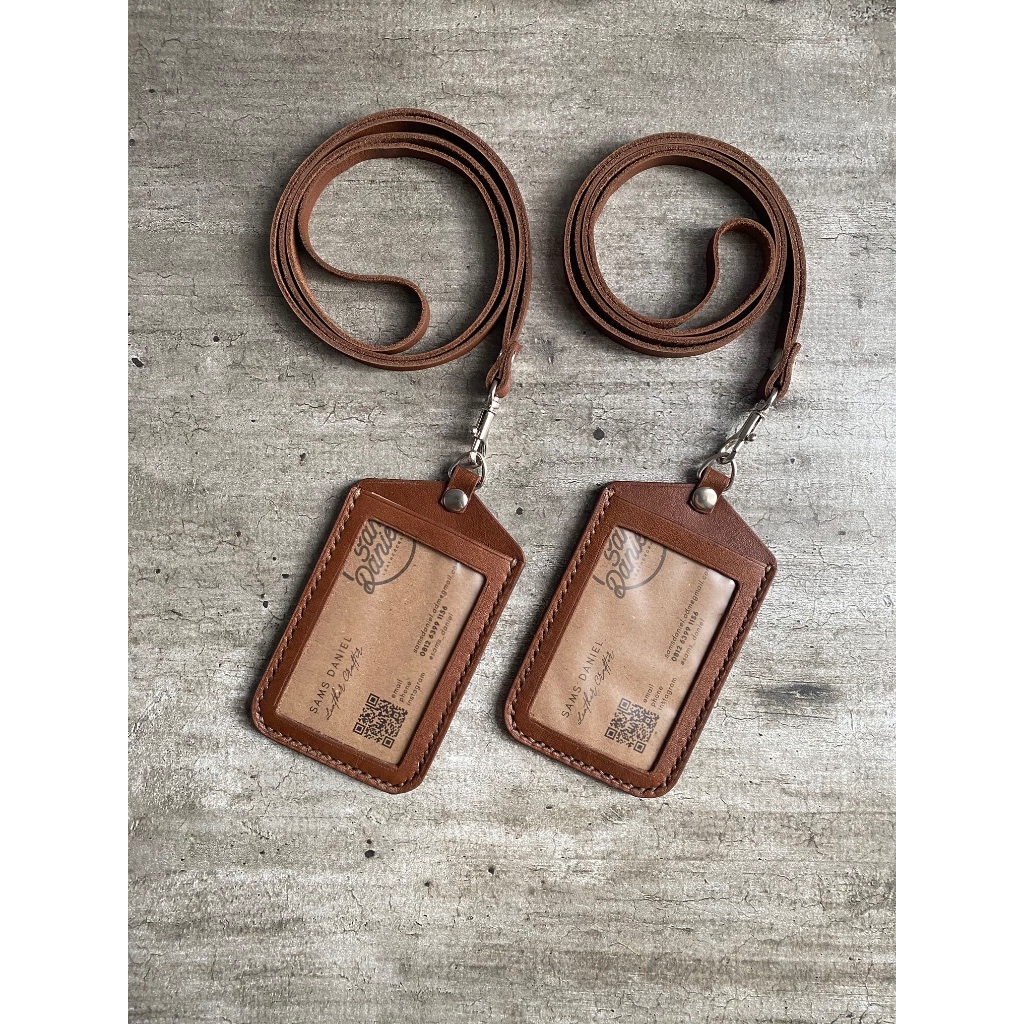 

(SAMSDANIEL) Lanyard ID Card/ID Card Holder Kulit Asli (Genuine Leather)