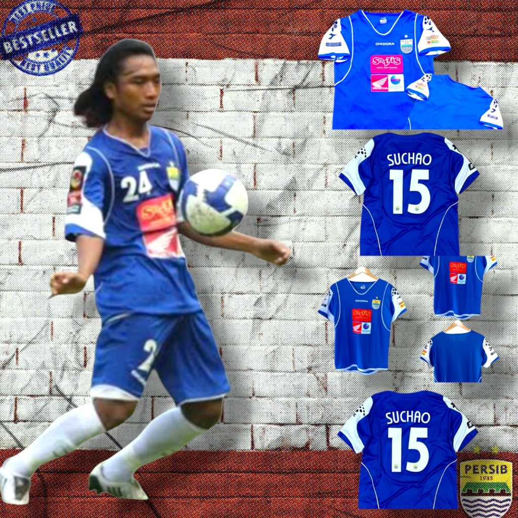 Jrsey persib retro 2009 GO bs request nama sendiri