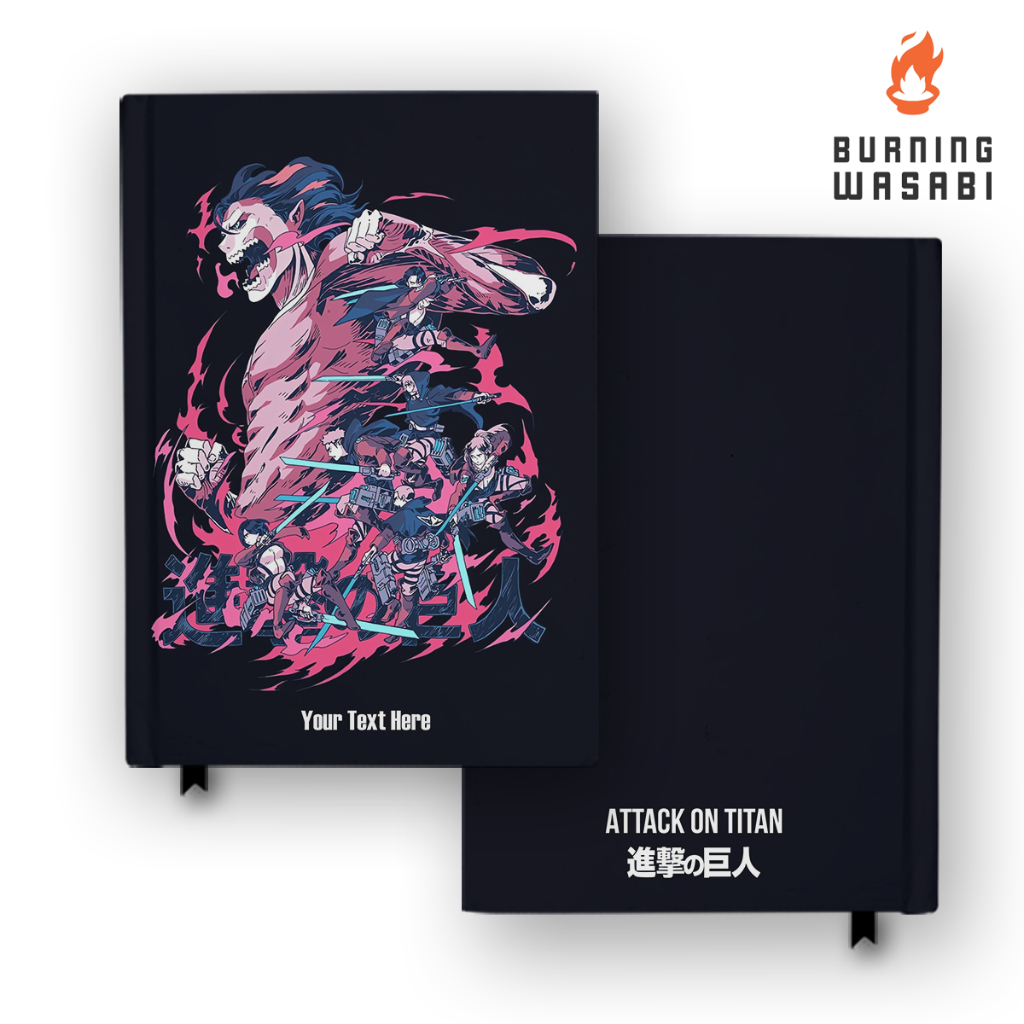 

Buku Catatan Notebook SNK Attack On Titan 10 Hardcover Agenda Pocket Book Planner Diary Gift Jurnal Custom Nama A6 A5