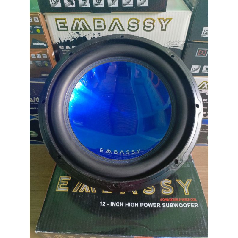 Subwoofer EMBASSY EW-126 12 Inch Double Coil EMBASSY BOKONG GEDE