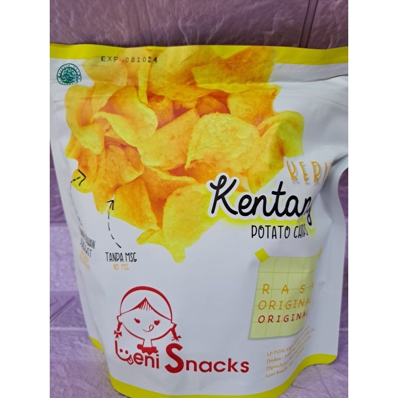 

Keripik singkong dan kentang Leni Snack