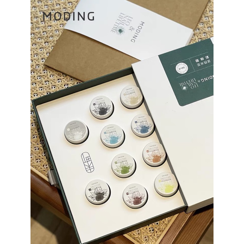 Moding Leo Emboss Gel Set Kutek Gel Nail Polish
