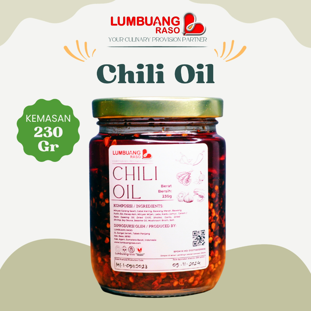 

chili oil / Minyak Cabai