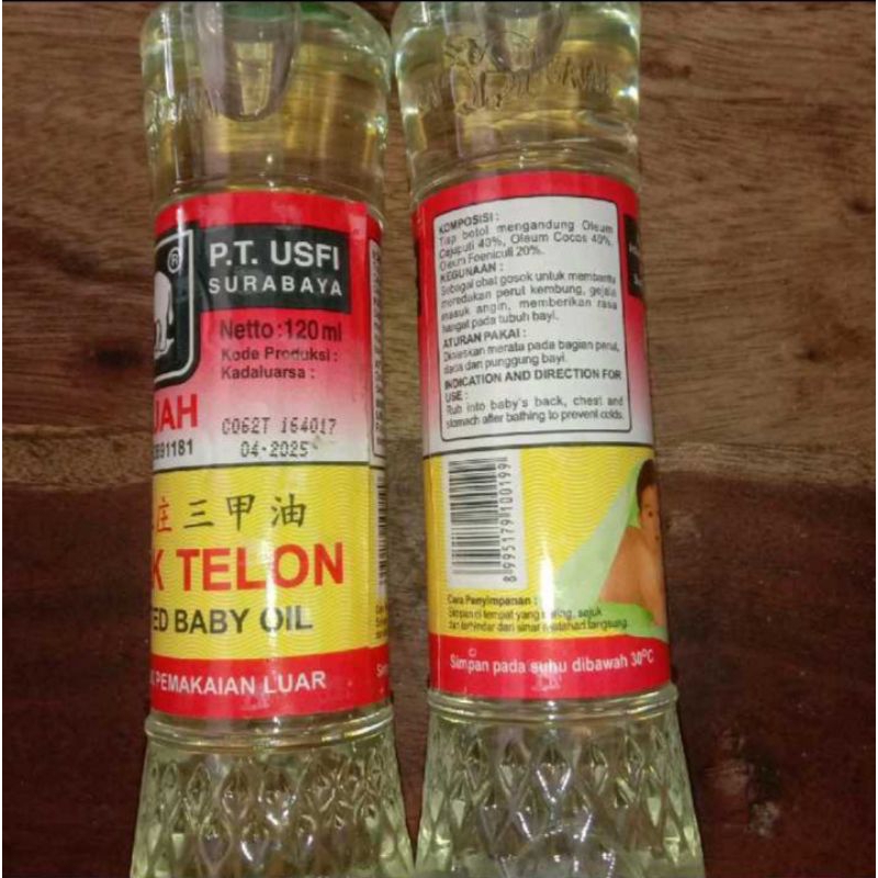 Cap Gajah Minyak Telon 120Ml, Cap Lang Kayu Putih 120Ml, Cap Gajah Kayu Putih 120Ml