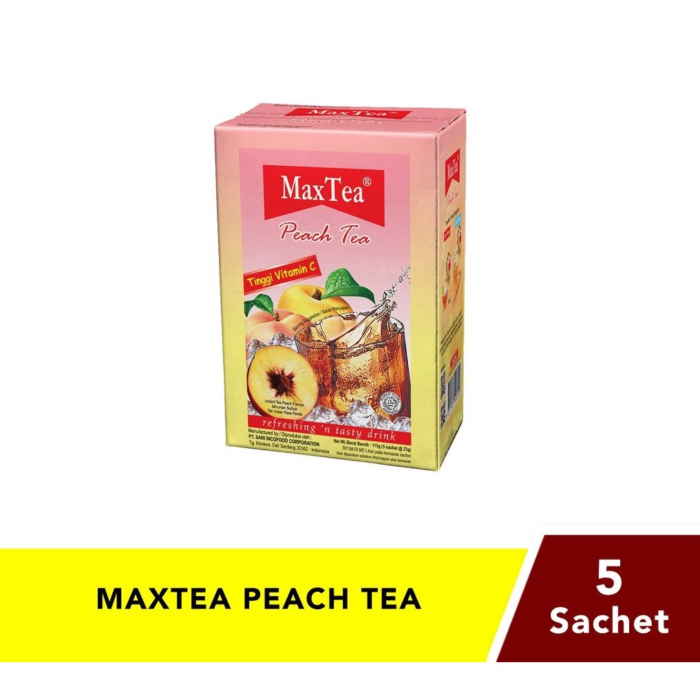 

MaxTea Peach Tea (5 sachet)