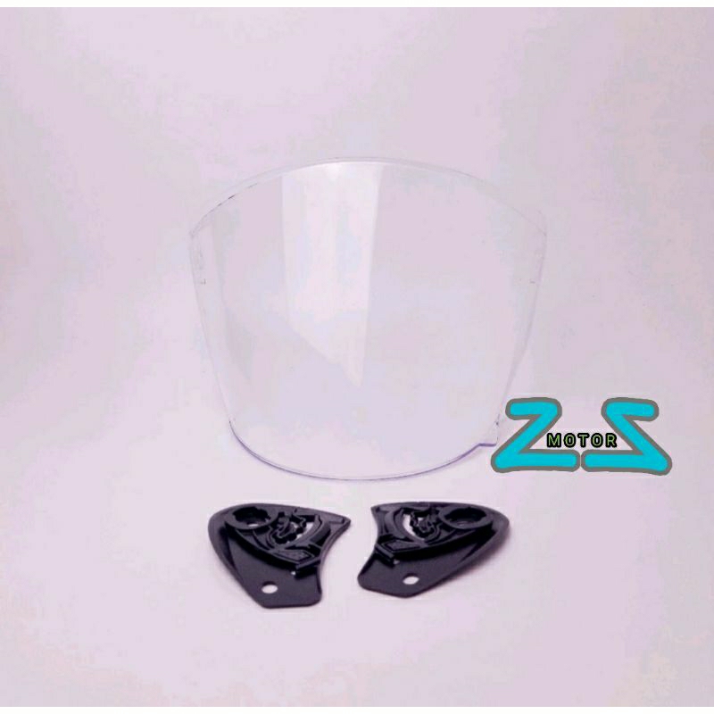 kaca helm kyt kyoto ink dinamik bening/clear