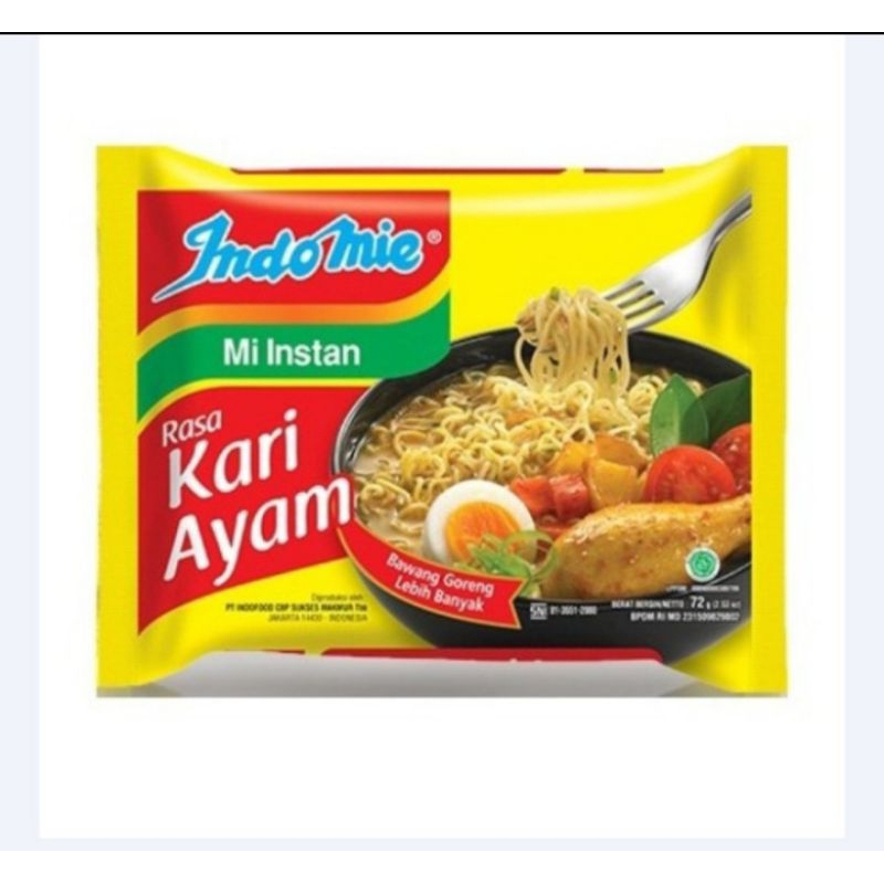 

Indomie Mie Instant Kari Ayam 1pc