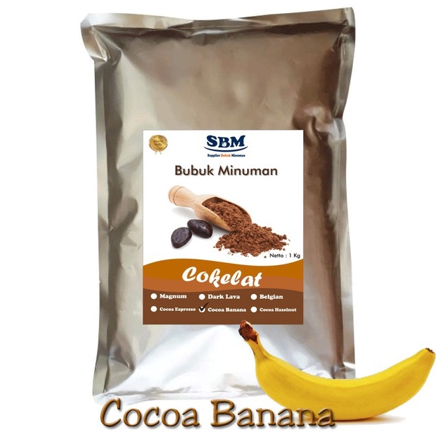 

Super Promo Bubuk Minuman Coklat Pisang Powder Drink Choco Cokelat Premium Taste Cocoa Banana Chocolate Grosir