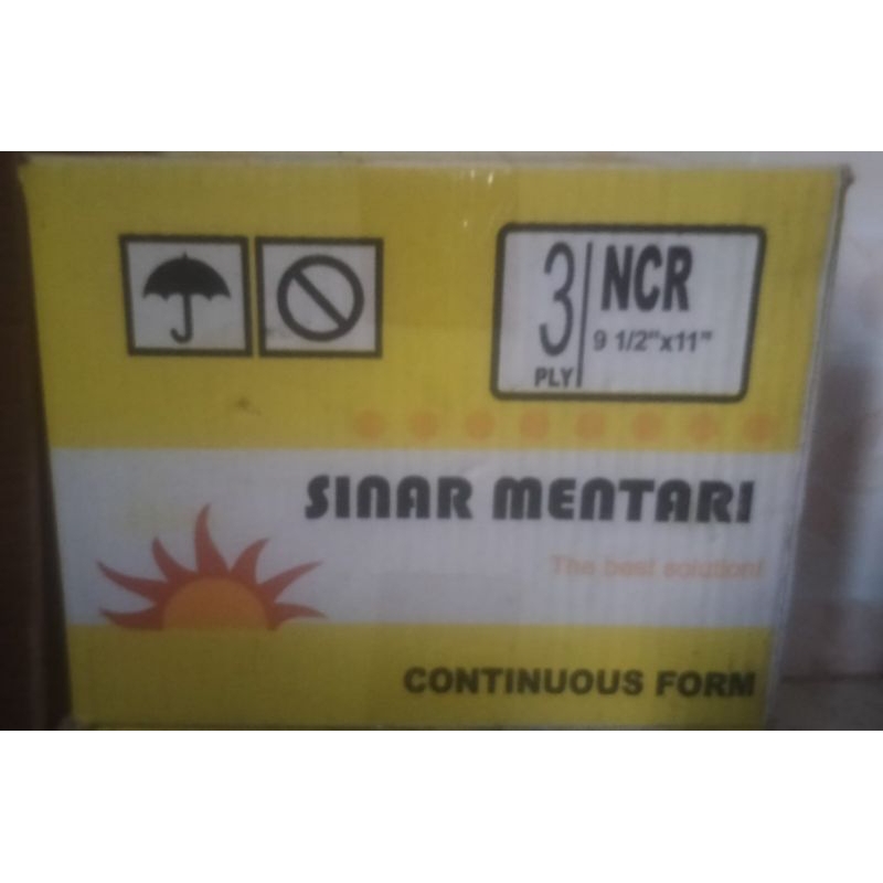 SINAR MENTARI / KERTAS CONTINUOUS FORM / NCR 3PLY