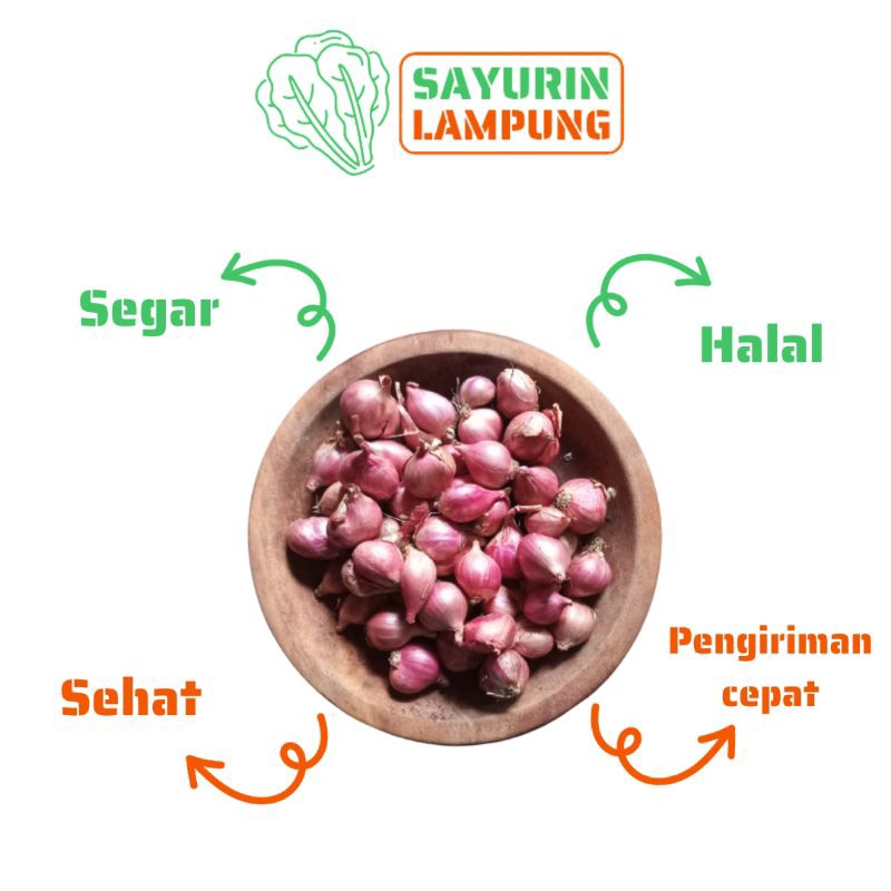 

Bawang merah 250gr - SAYURin LAMPUNG
