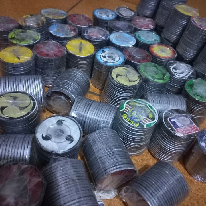 Ready 40 keping tazos besi tebal gacoan Serba Murah
