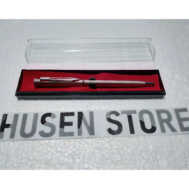 

★★★★★ Pulpen Ballpoint Pena metal PAKU Stellis+BokMerahKecilan Dijual