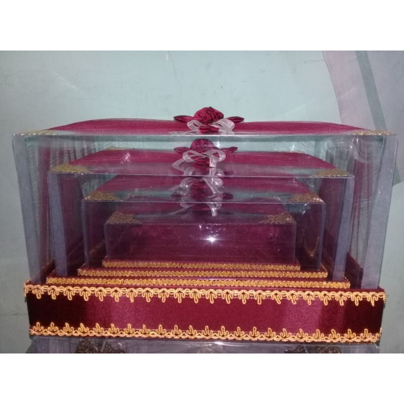 

Kotak hantaran/seserahan pernikahan full mika " ukuran JUMBO